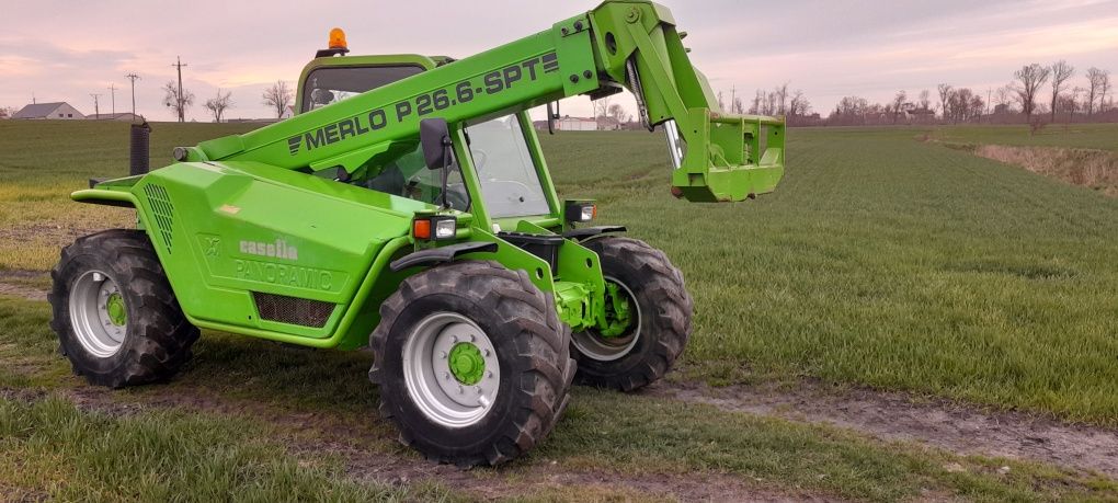 Ładowarka teleskopowa merlo p26.6 manitou jcb claas new holland