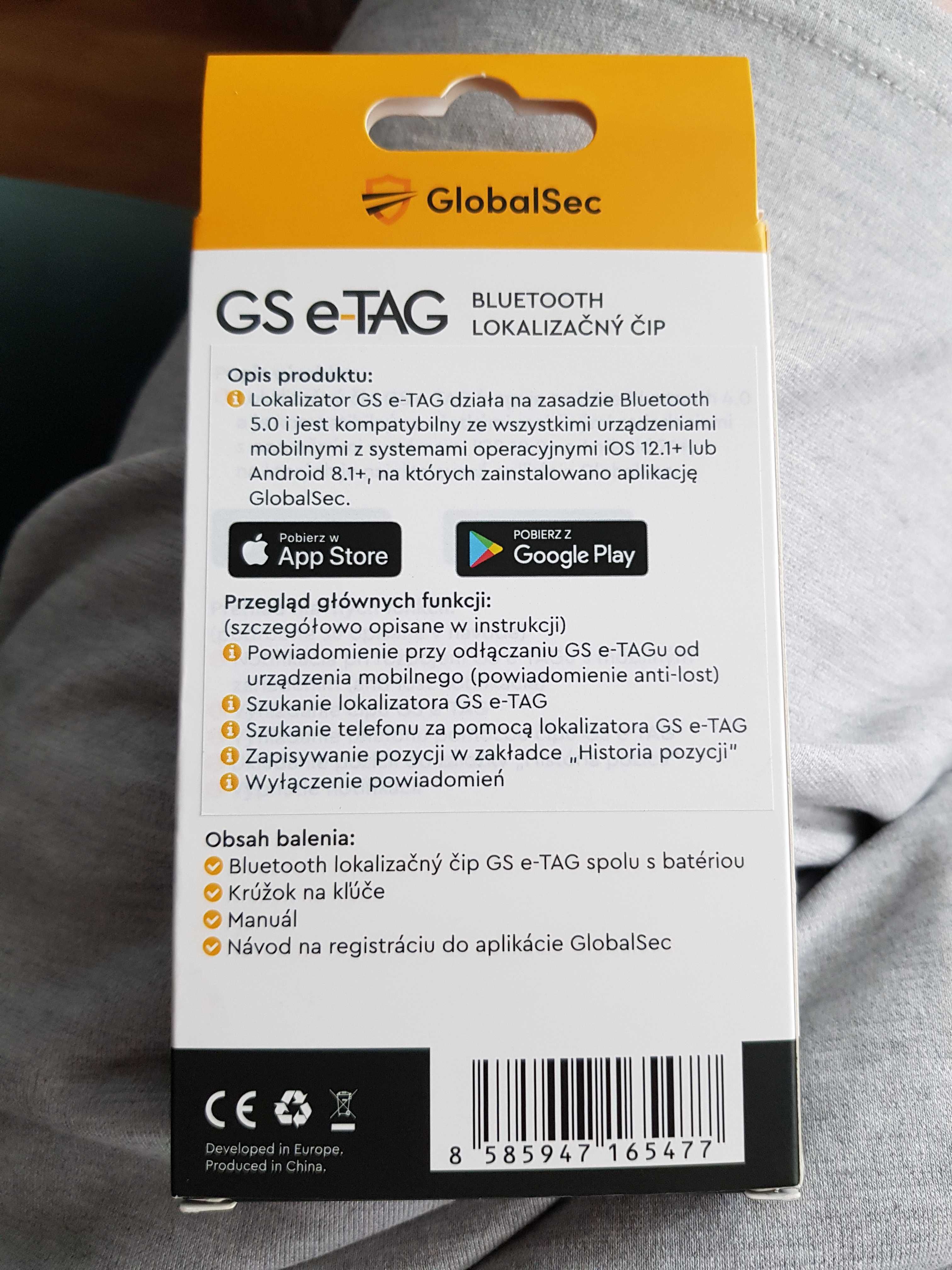 Lokalizator GPS bluetooth GS e-TAG