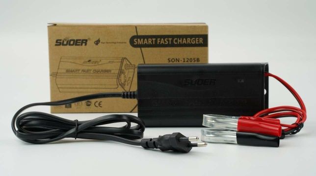 Автомобильное зарядное устройство для аккумулятора Suoer, Foxsur 5a 6a