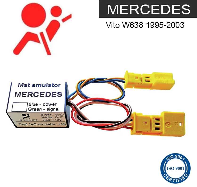 Emulador AirBag + Cinto Mercedes Vito W638 (95 a 03) (NOVO)