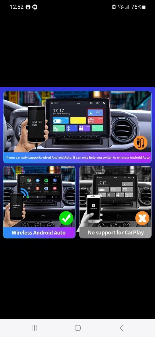 USB-адаптер із функціями /Android Auto /Car play.Розпродаж