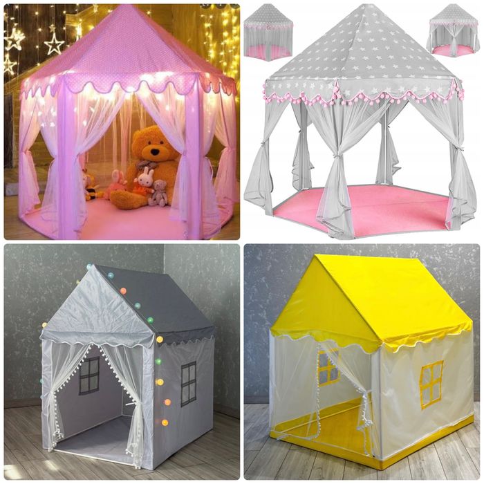 Детская палатка Замок Вигвам Дитячий намет Будинок Игровая палатка