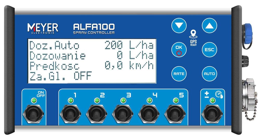 Komputer do opryskiwacza MEYER ELEKTRONIK GPS Bravo 180s TOLMET
