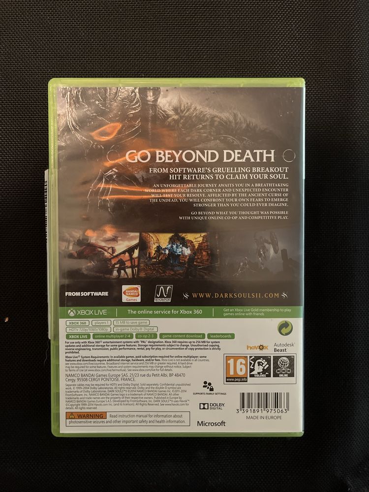 Dark Souls 2 xbox 360