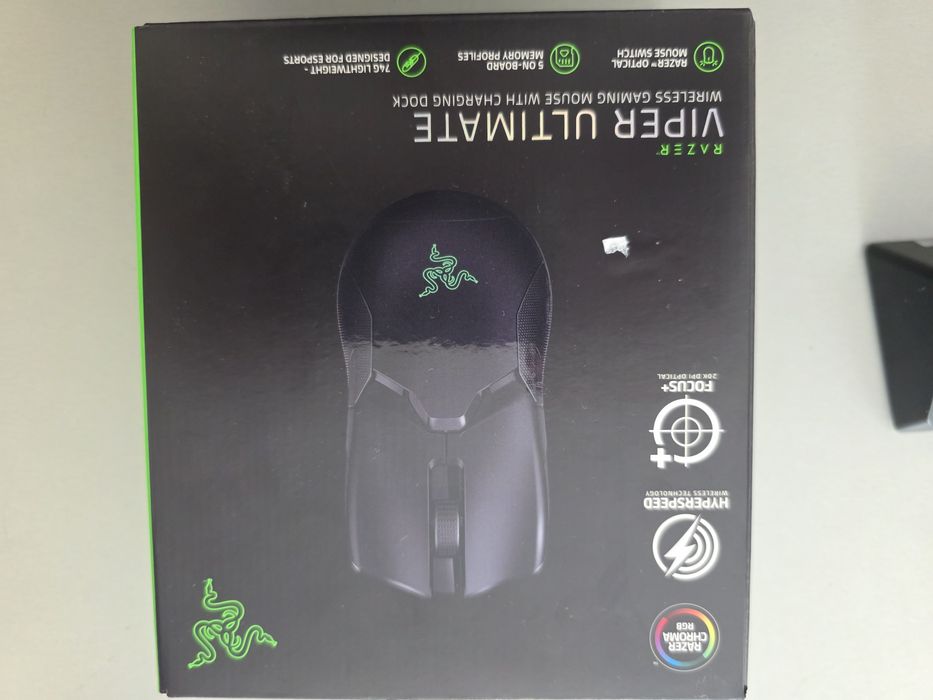 Mysz Razer Viper Ultimate + stacja ładująca