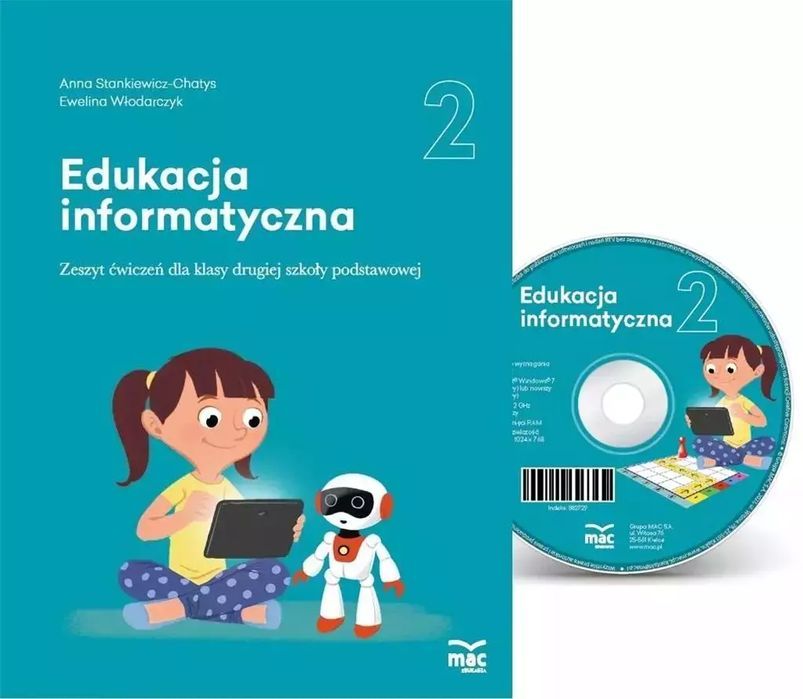 Edukacja informatyczna SP 2 Zeszyt ćwiczeń + CD. MAC Edukacja