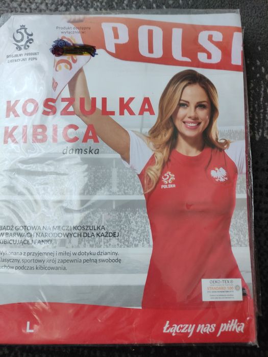 Koszulka Kibica Reprezentacji Polski damska r. L ostanie 2 sztuki