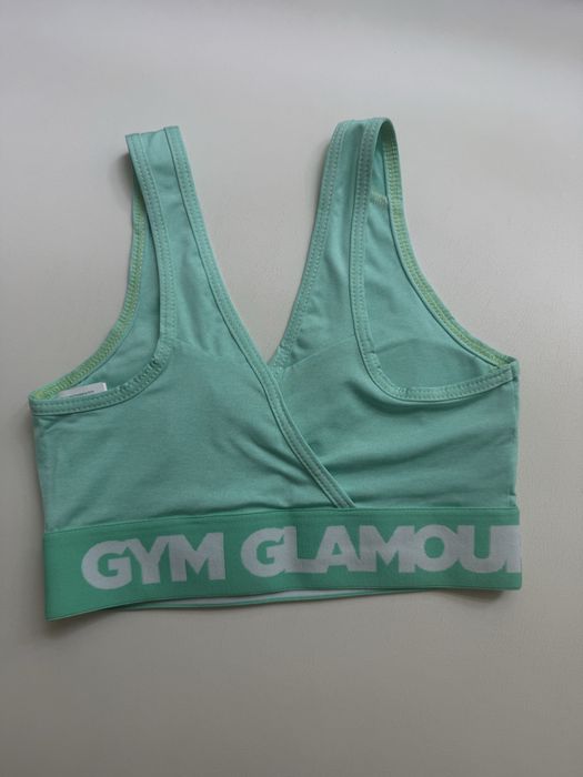 Top miętowy Gym Glamour xs