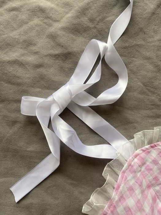 Топ банти клітинка рожевий крутий новий