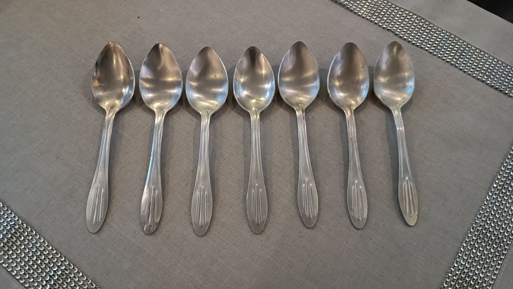 Łyżki aluminiowe retro