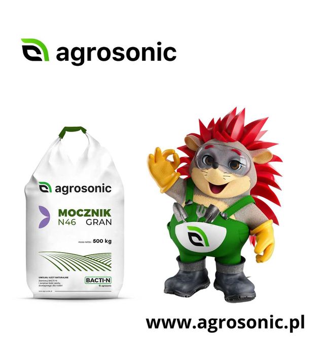 Agrosonic Mocznik N46 granulowany zwiększ wzrost i rozwój roślin