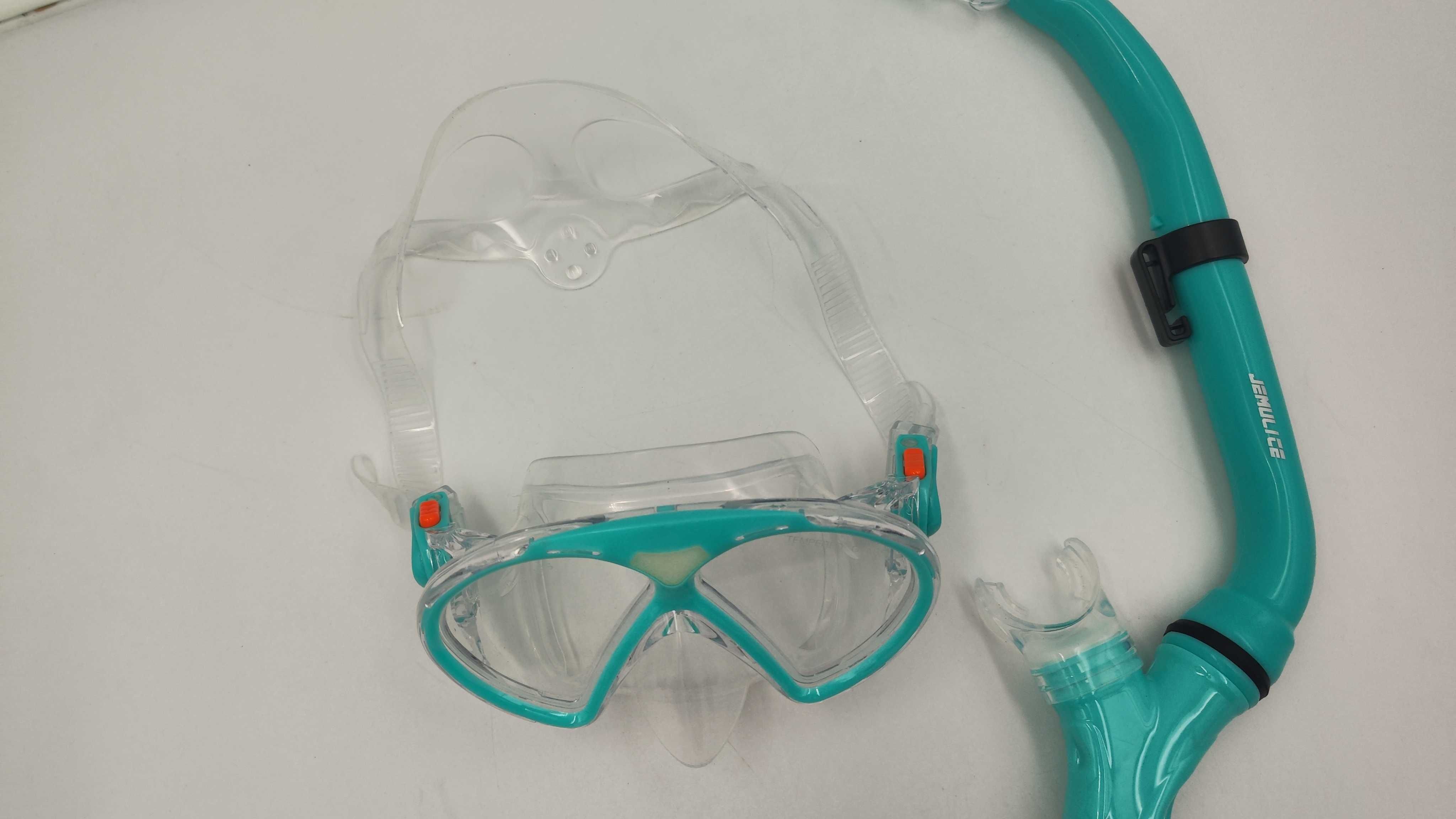 Maska do nurkowania dziecięca okulary z rurką JEMULICE (AK87)