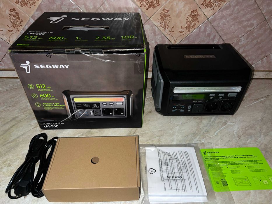 Зарядна станція Segway Lumina 500 (512 Вт*год, 600/1200 Вт, 7.3 кг)