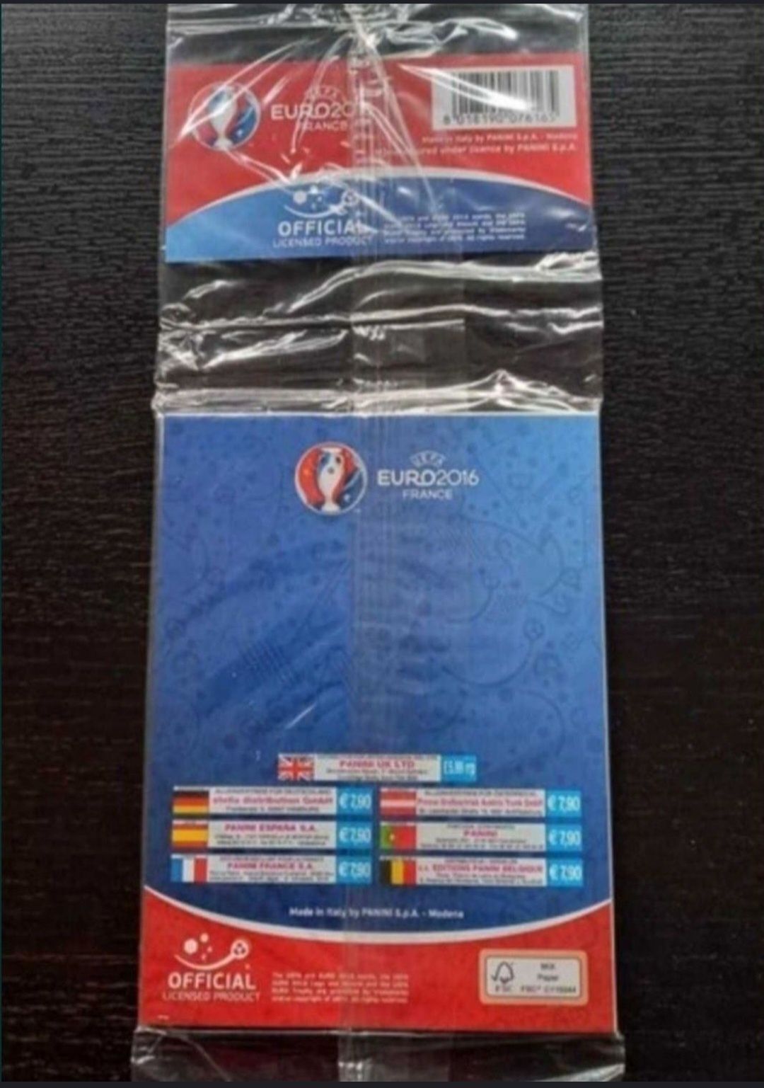 Upadate selado UEFA Euro France 2016 da Panini