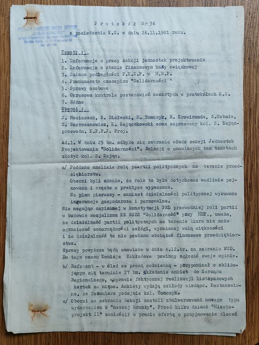 Solidarność Ziemi Łódzkiej 1981 Biuletyny Dodatki Stan Wojenny