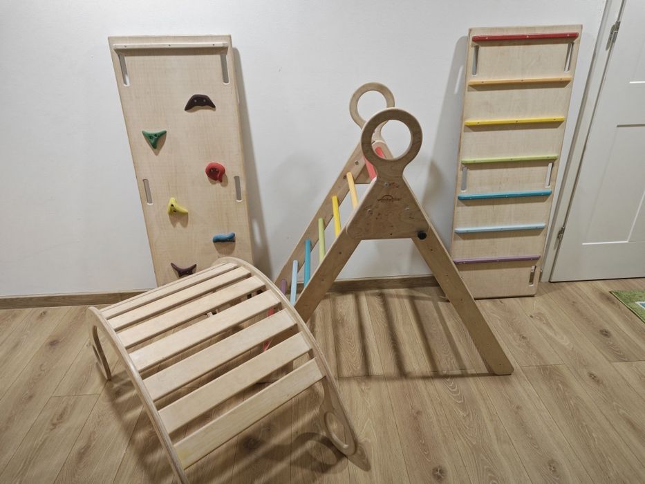 Zestaw drabinka drewniana z dodatkami Woodwalker