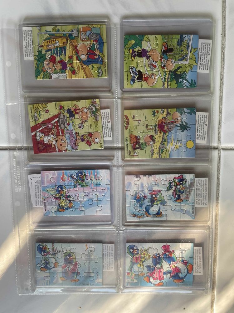 Puzzles super raros ovos kinder anos 80/90