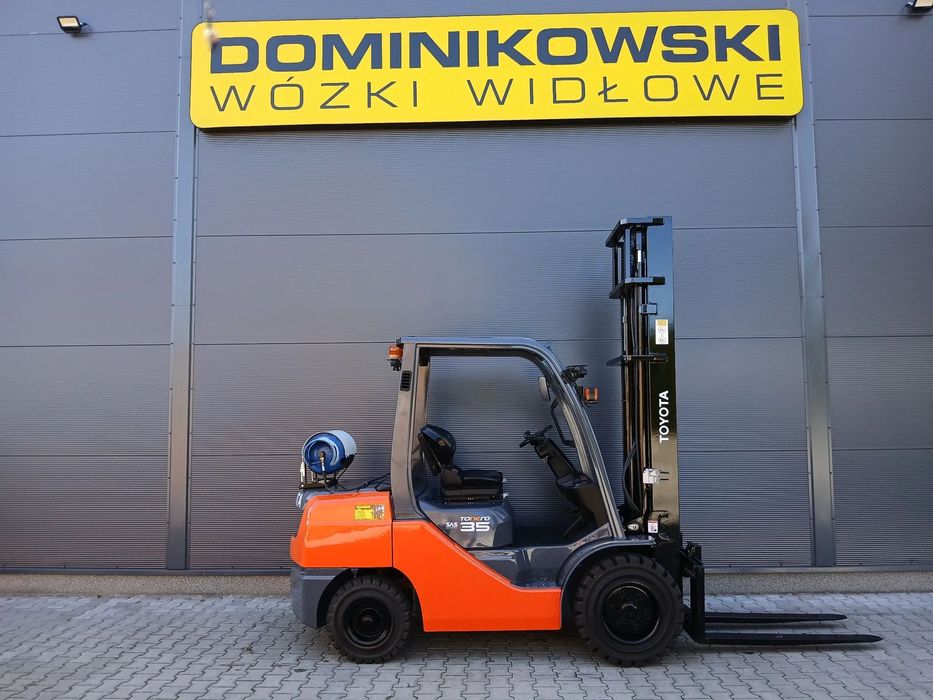 Toyota 02-8FGJF35  wózek widłowy 2018R. LPG duplex WYNAJEM SPRZEDAŻ SERWIS