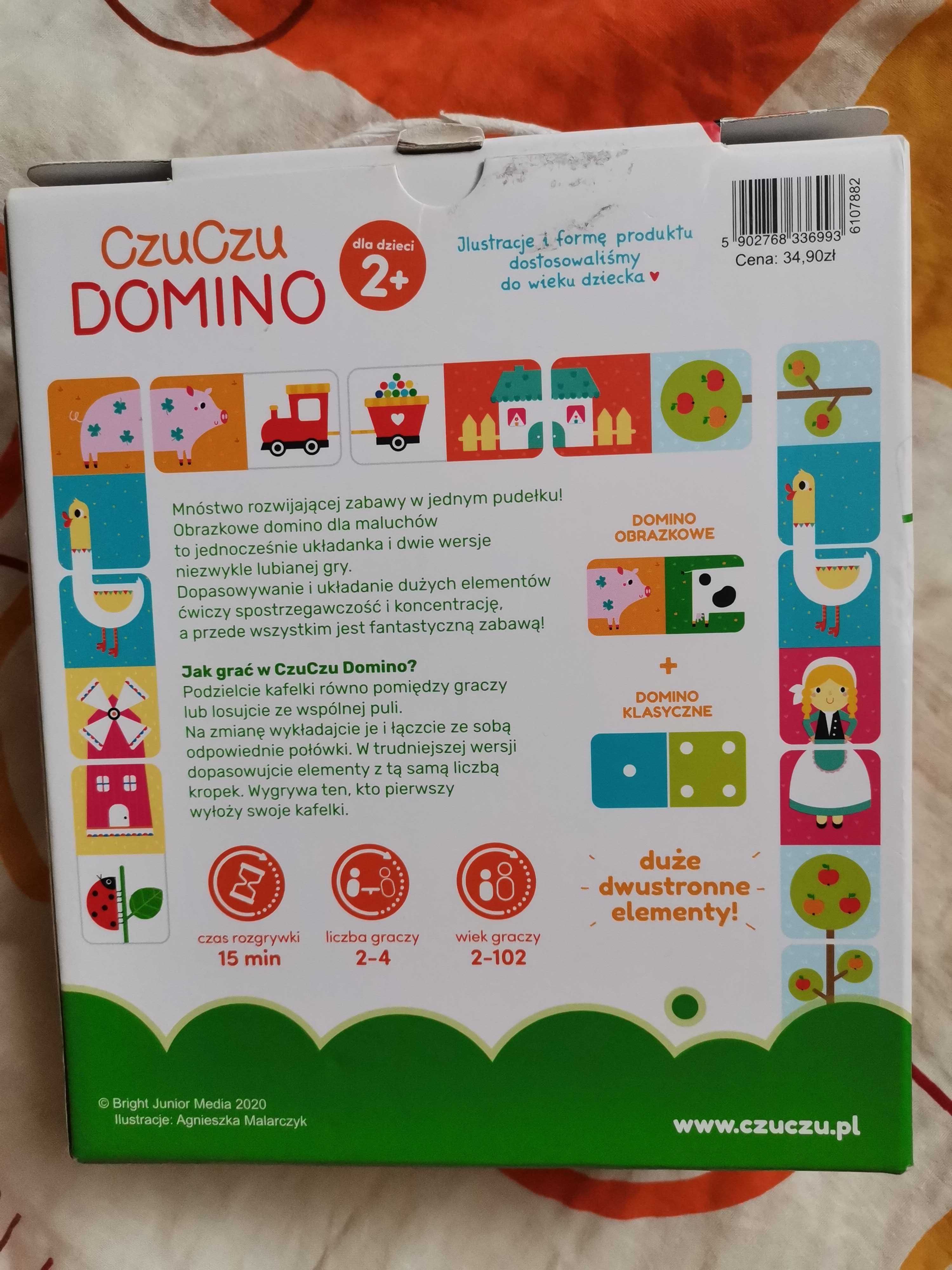 Czuczu Domino 2+ gra edukacyjna