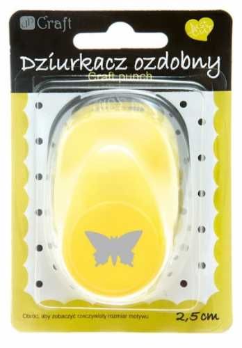 Dziurkacz ozdoby 2,5cm motyl