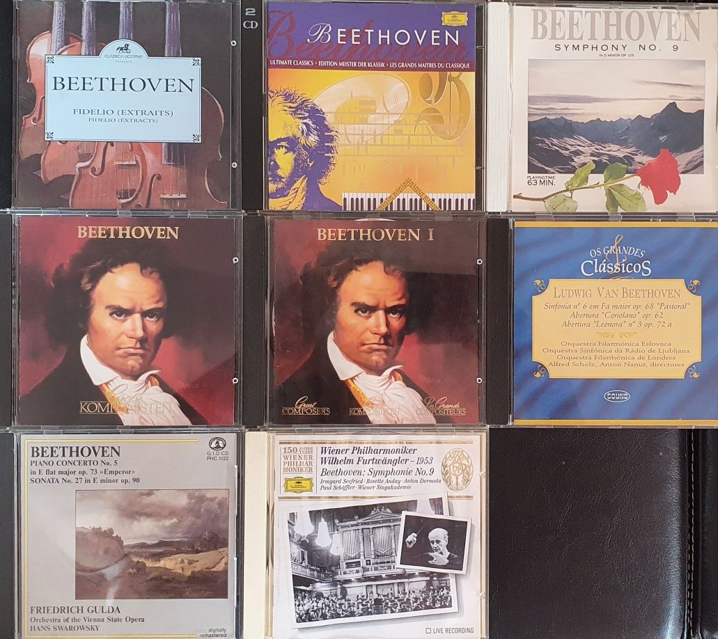 Cds música clássica Beethoven, Mozart, Vivaldi