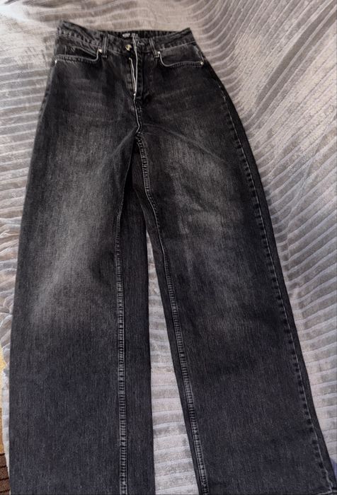 Сірі джинси палаццо