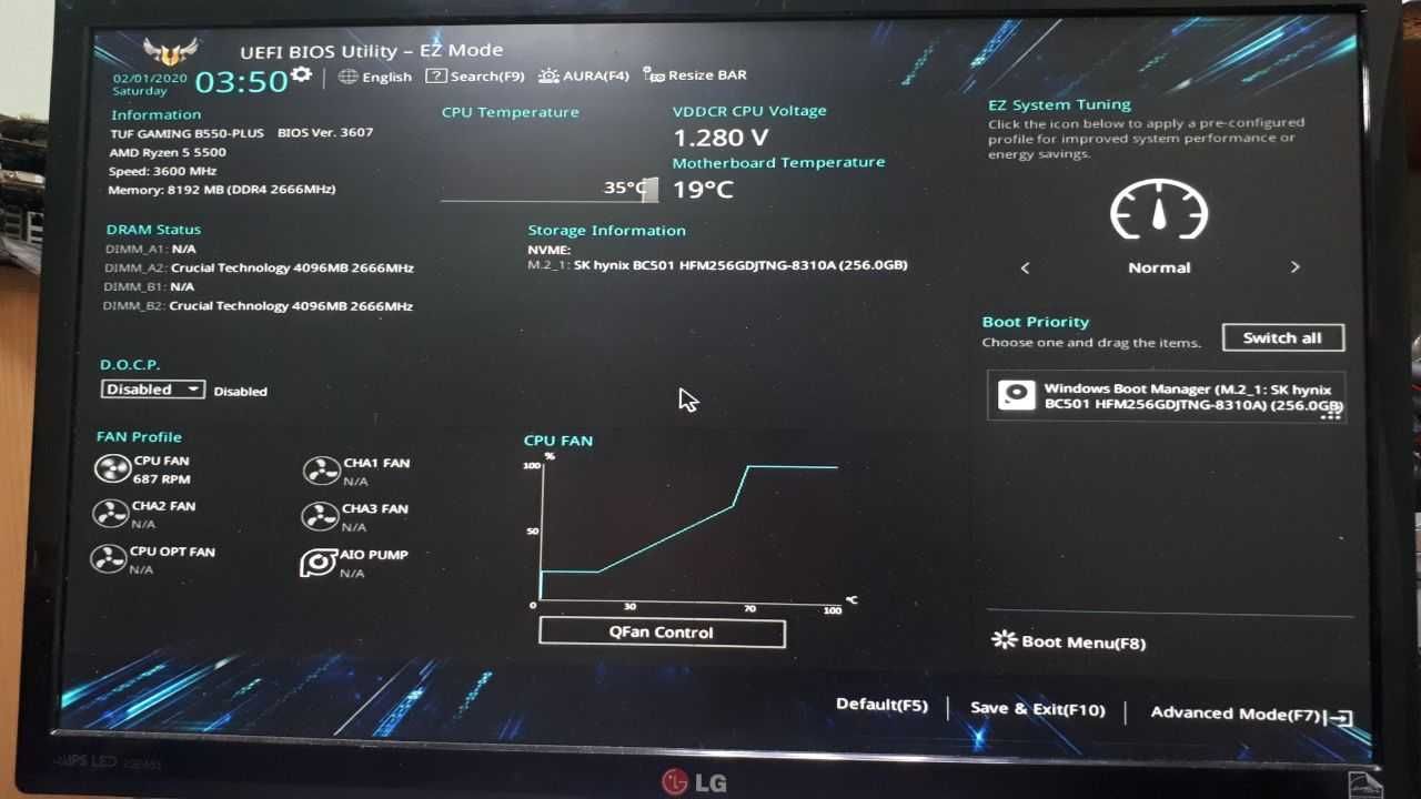 Материнська плата ASUS TUF GAMING B550-PLUS