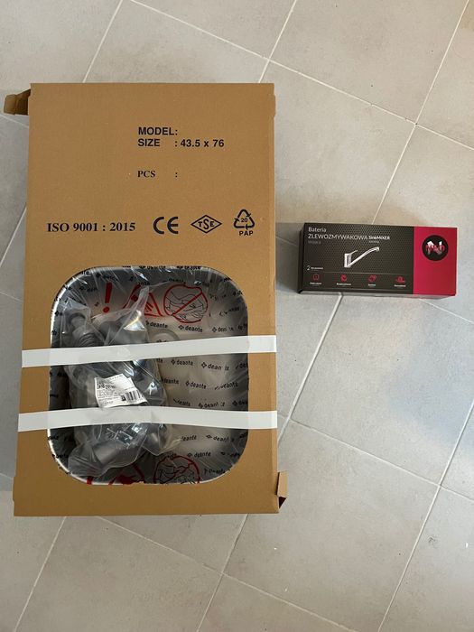 Zlew z baterią nowy