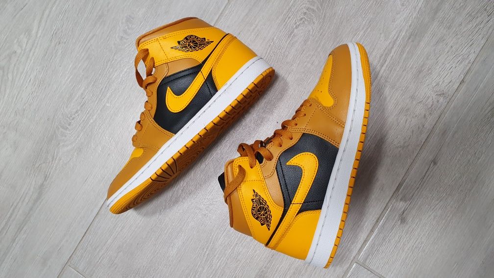 PIĘKNE Jordan 1 Mid Chutney Taxi eur38