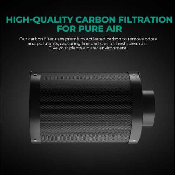 Mars Hydro iFresh 4-Inch Smart Inline Fan + Угольный фильтр Mars Hydro