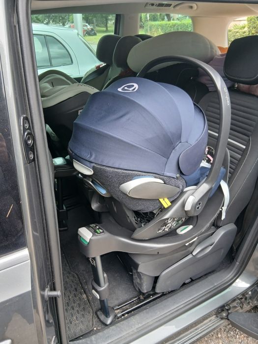 Nosidełko fotelik cybex cloud z i-size Platinum 0-13 kg z bazą isofix