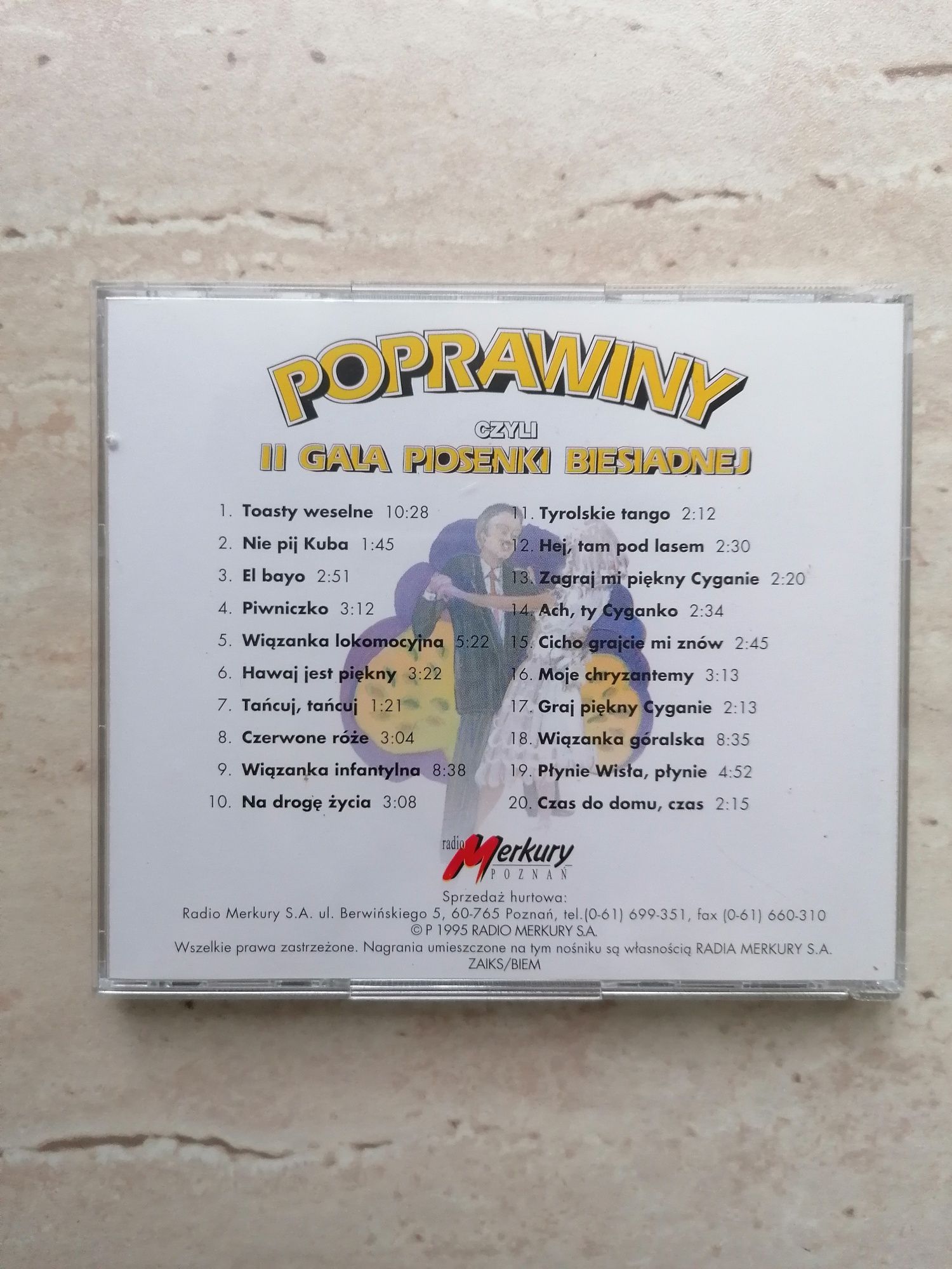 płyta CD Poprawiny czyli II Gala Piosenki Biesiadnej