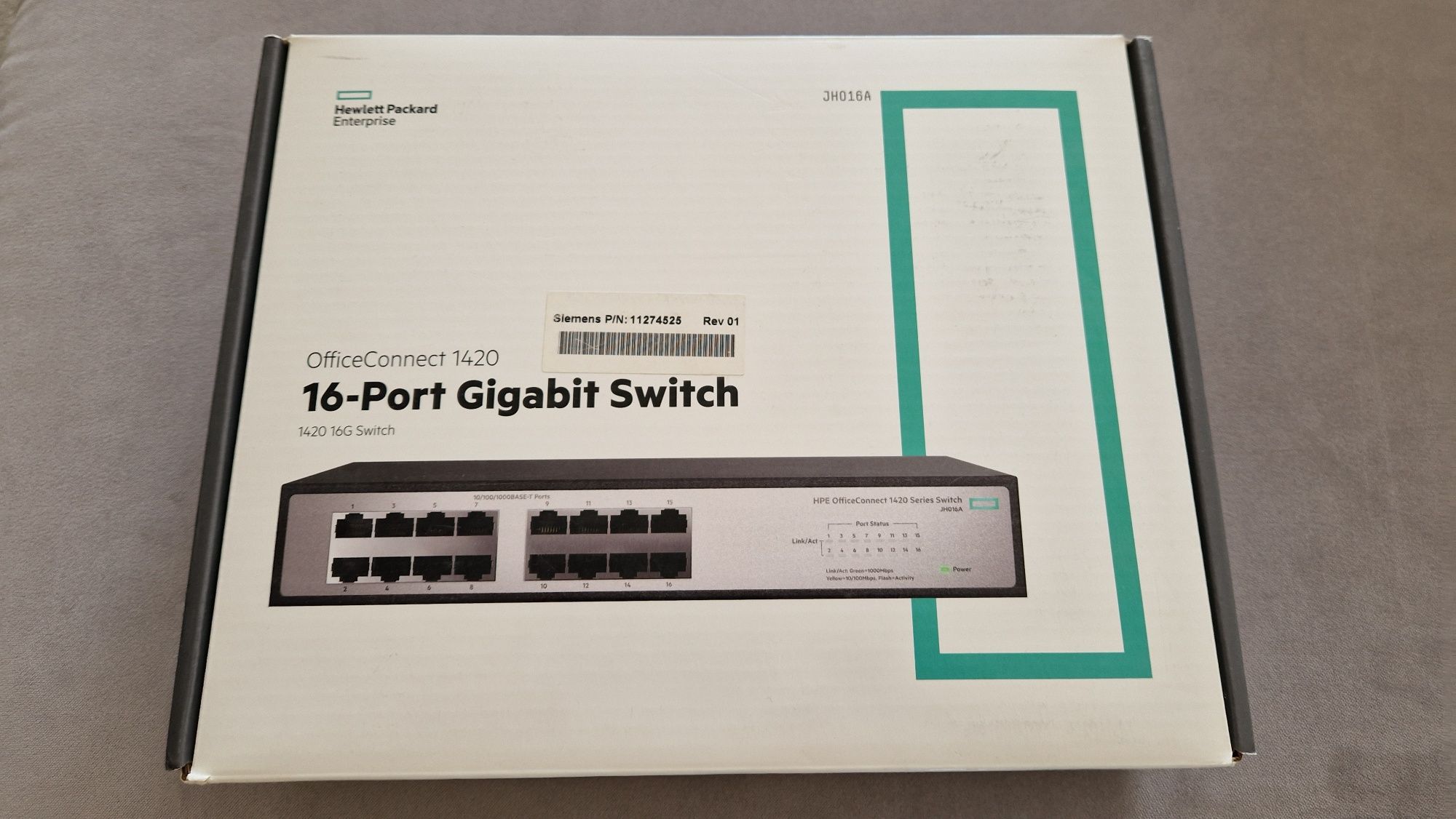 Switch 16 portów HP OfficeConnect 1420 model JH016A