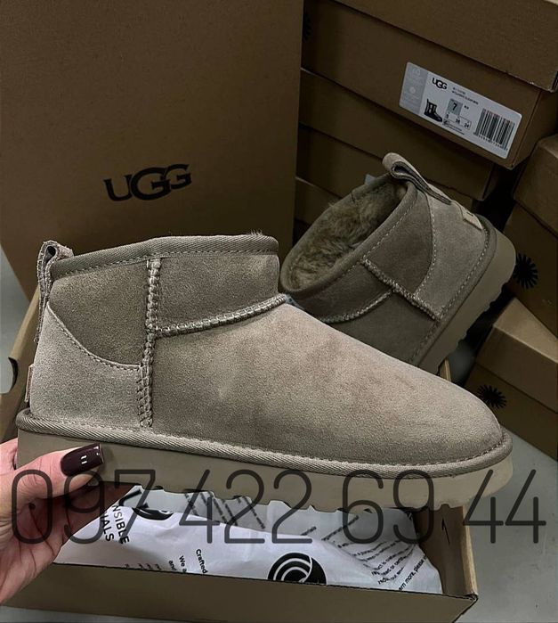 Жіночі UGG Classic Ultra Mini Chestnut Уггі Ugg Усі розміри у наявност
