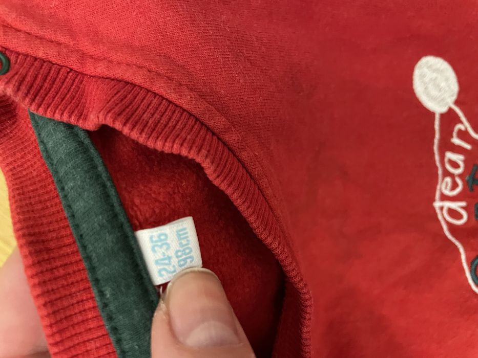 Zestaw ubrań świateczny dla dziecka, komplet