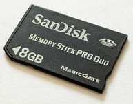 Karta Pamięci SanDisk 8gb MEMORY STICK Pro DUO do aparatu Sony do PSP