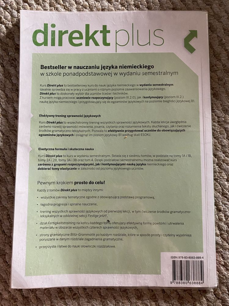 Direkt plus 2b. Podręcznik do jęzka niemieckiego