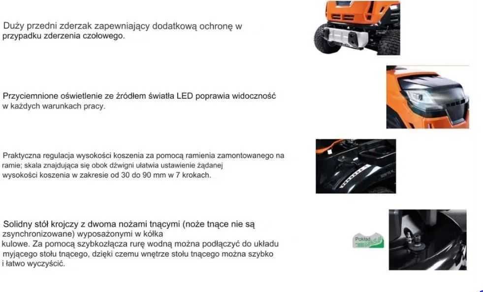 Traktorek kosiarka Oleo-Mac 102 20KM V-KA Kosz 300L Nowy Raty Promocja