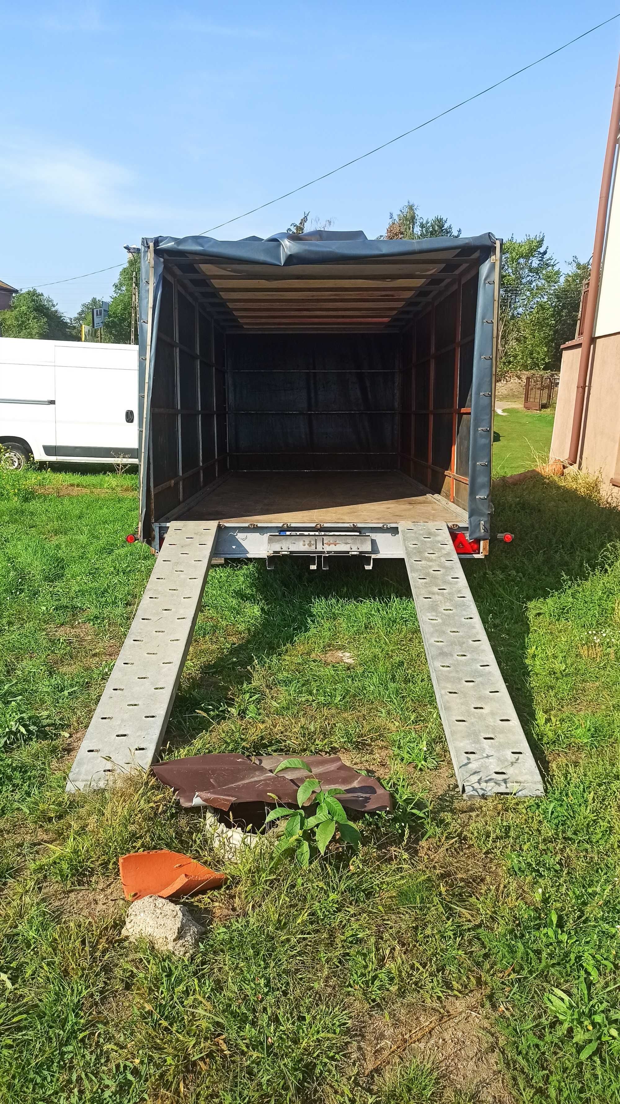 przyczepa cieżarowa martz 3000kg stan bdb 5 m długości