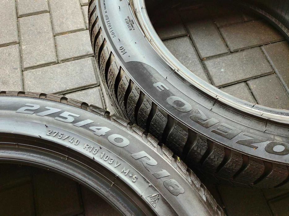 275/40 103V R18 PIRELLI Sottozero 3 MO 5.5mm 2023r Zimowe Opony 2szt
