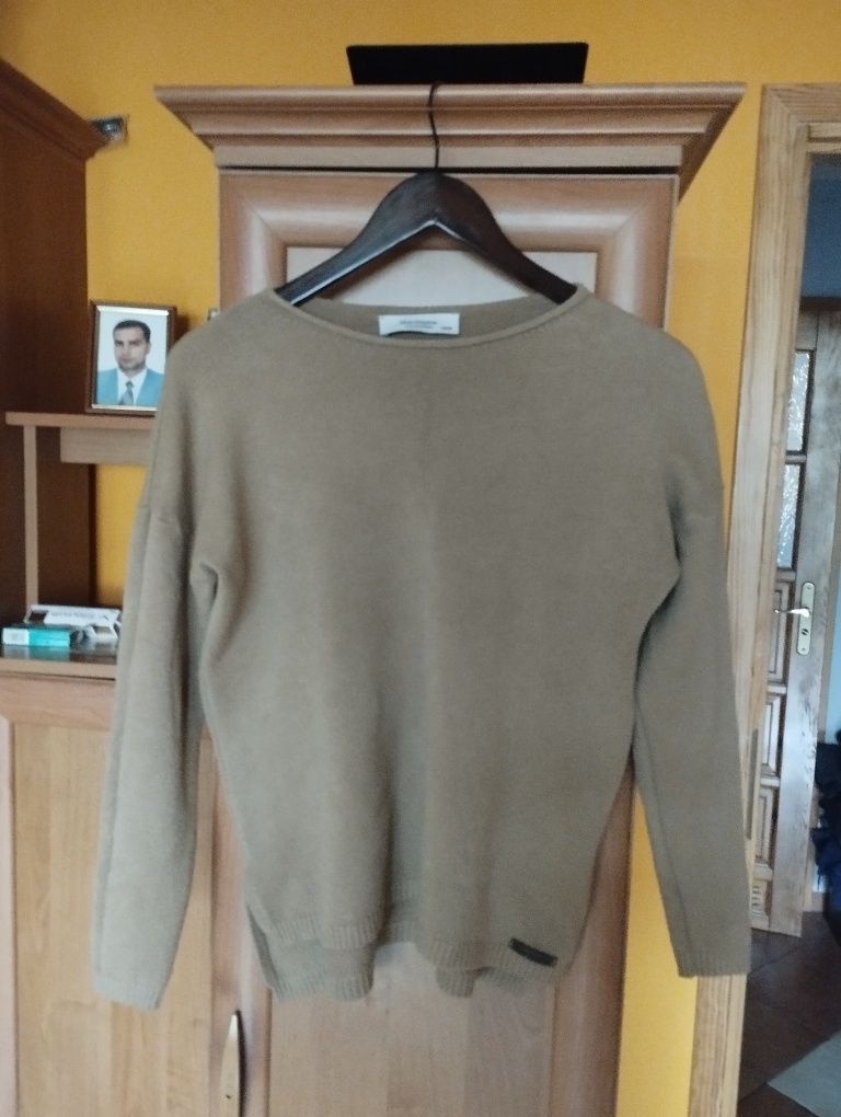 Sweter damski brąziwy rozmiar 38