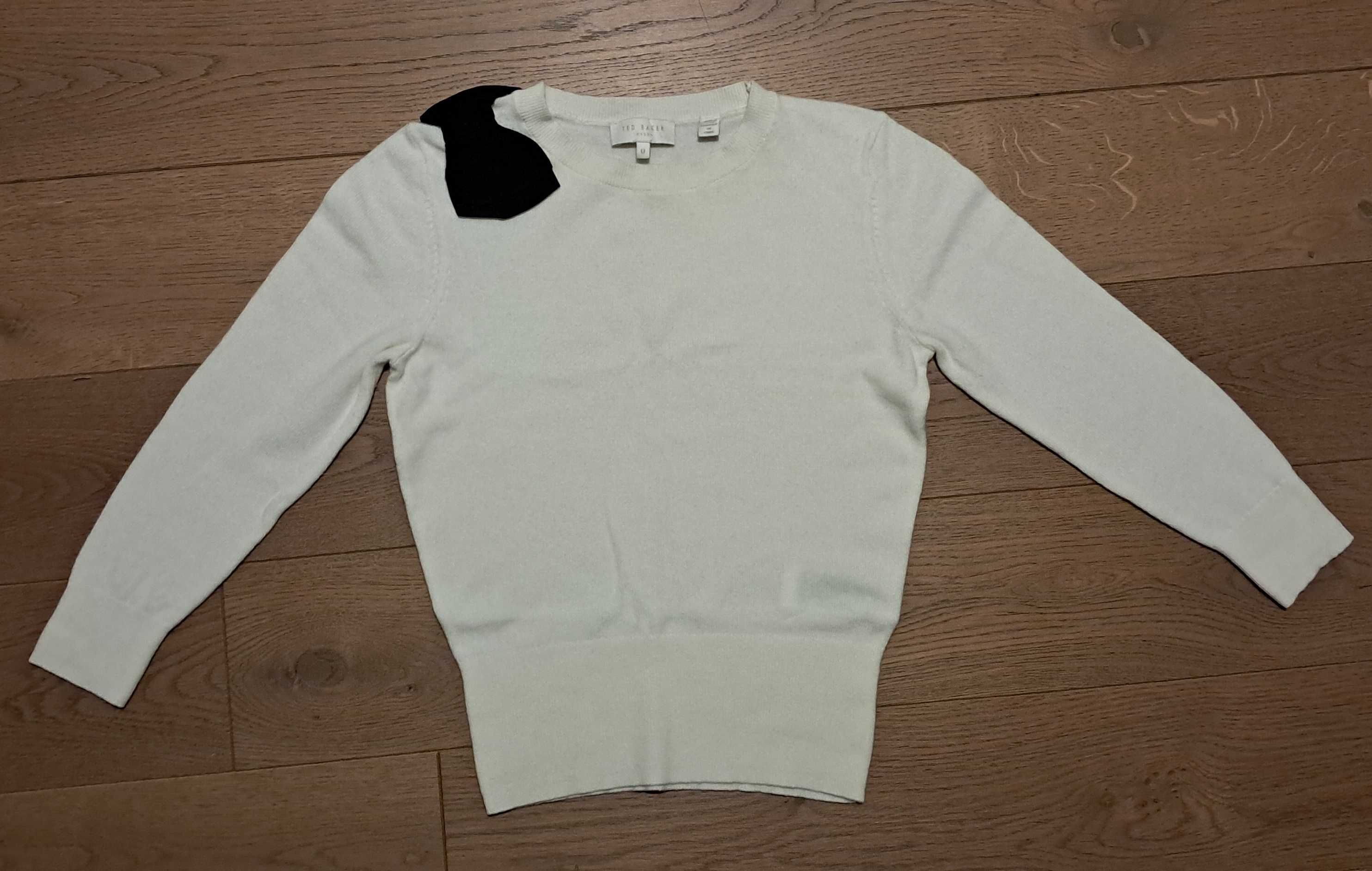 Sweter, sweterek z kokardą, Ted Baker, 0