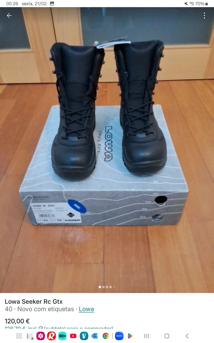 Botas lowa recon