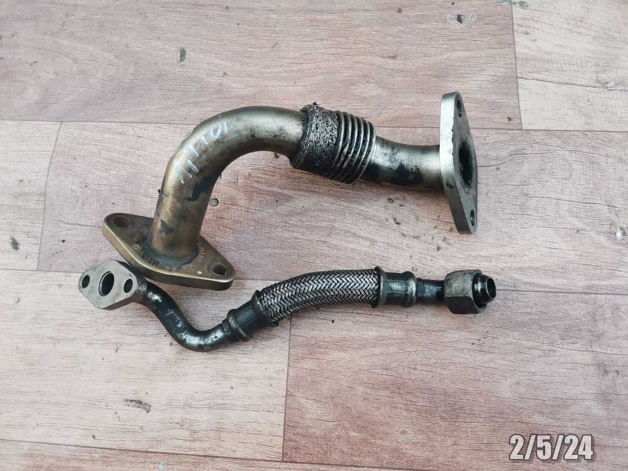 Passat B5 FL 1,9tdi 130KM Przewód rurka oleju turbo + zaworu EGR