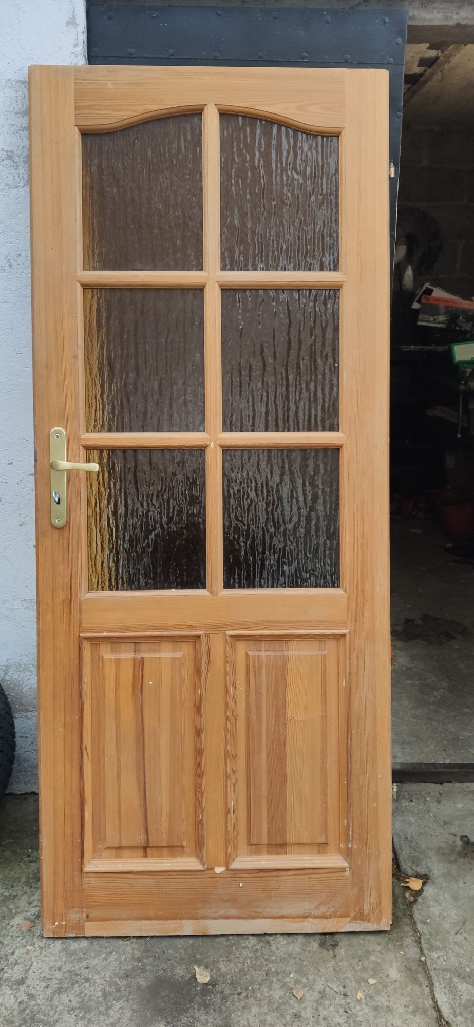 Sprzedam drzwi drewniane pokojowe lewe 80cm