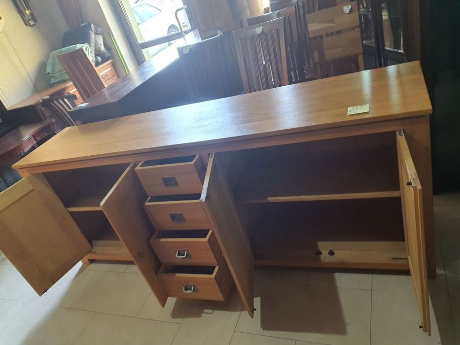 Piękna Komoda dębowa lite drewno super stan jasna elegancka FV DOWÓZ