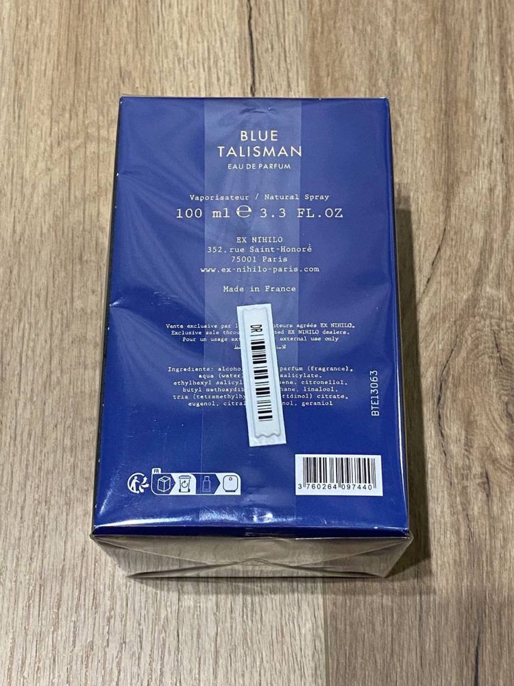 Blue Talisman Оригинал 100ml ех нихило блу талисман ex nihilo духи