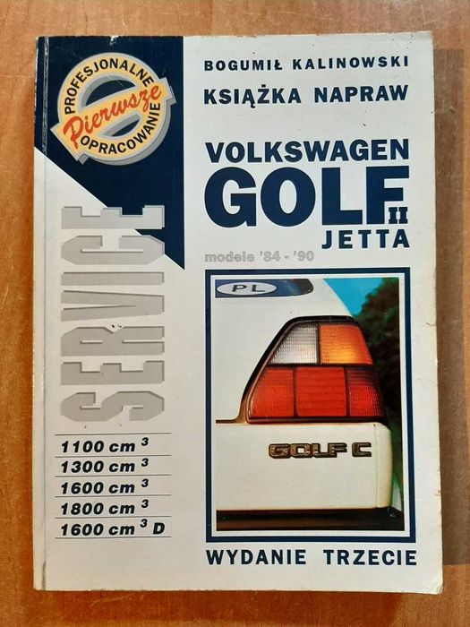 Volkswagen Golf II, Jetta -Książka napraw -Bogumił Kalinowski