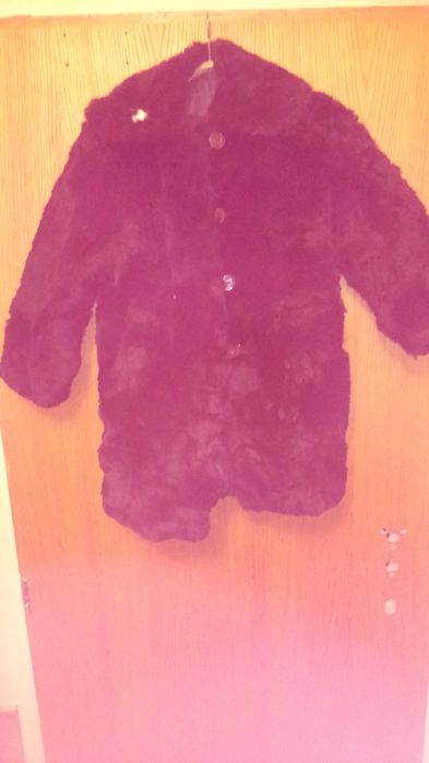 Детская шуба из овчины Тысменица, рост 110 см на девочку или мальчика