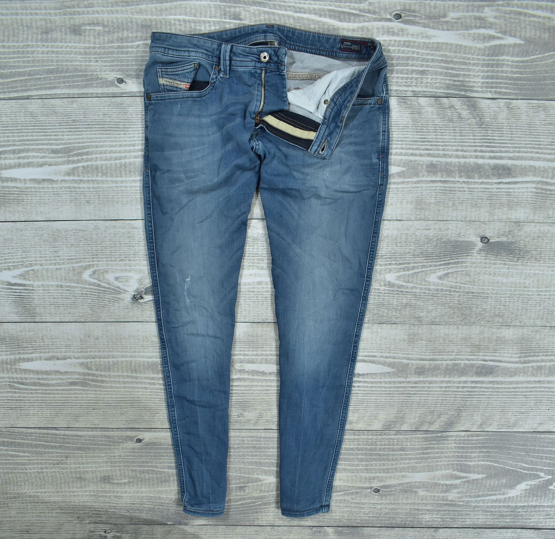 Diesel Thavar Denim Sweatpants Jeansy Męskie / 32